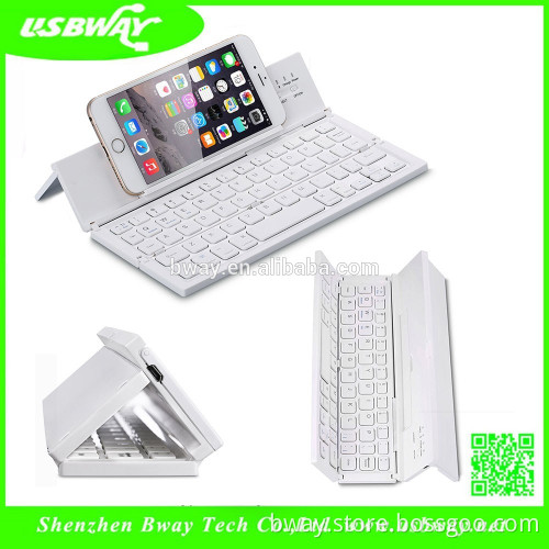 sleek and slim design pocket size foldable keyboard folding bluetooth keyboard